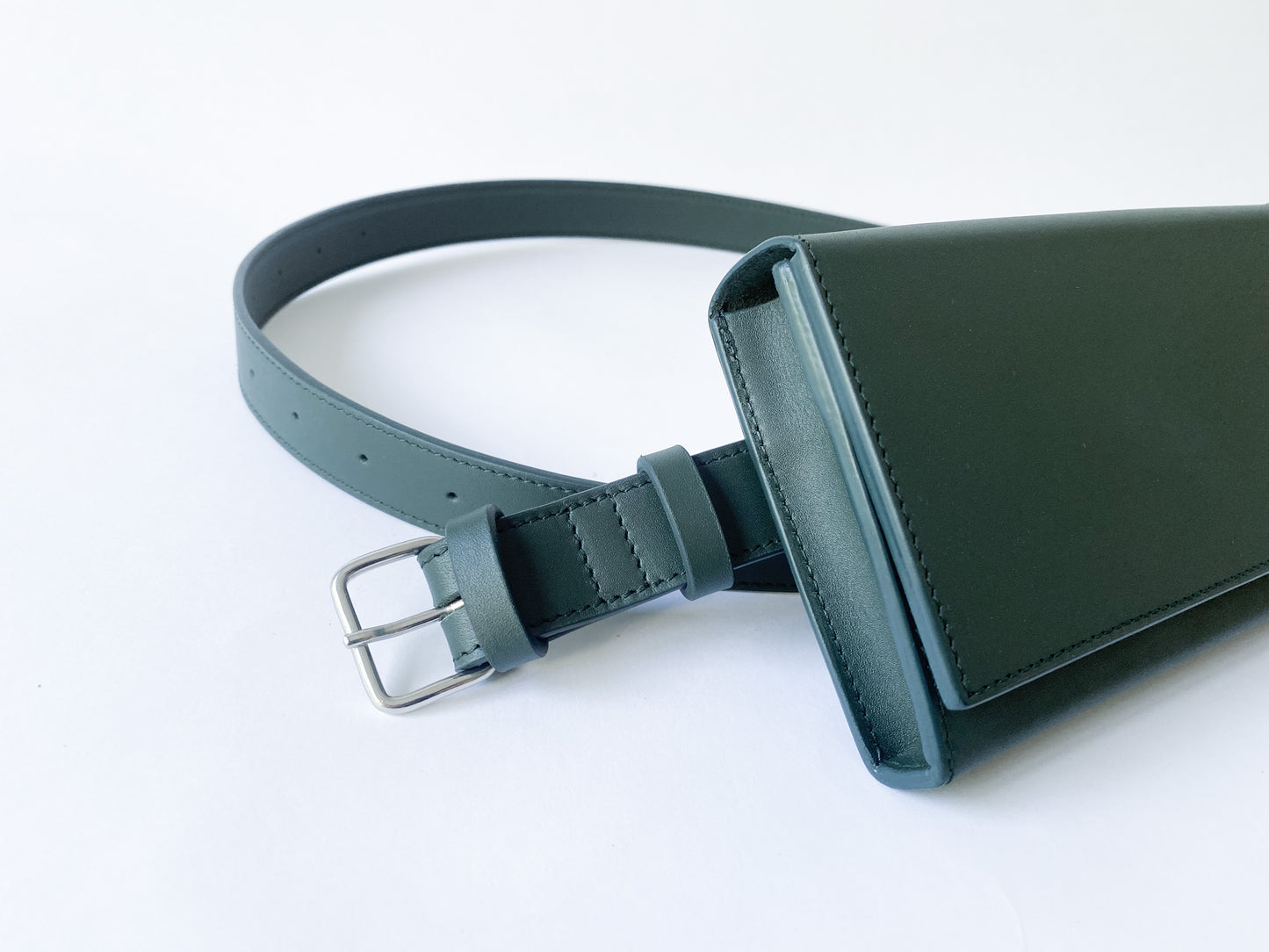 SAC BANANE / Vert bouteille