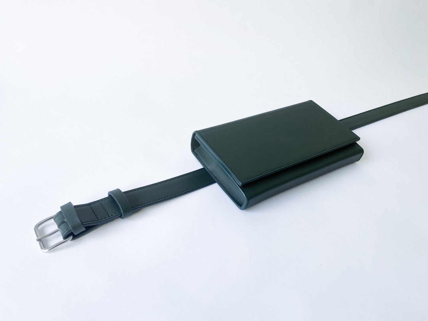 SAC BANANE / Vert bouteille