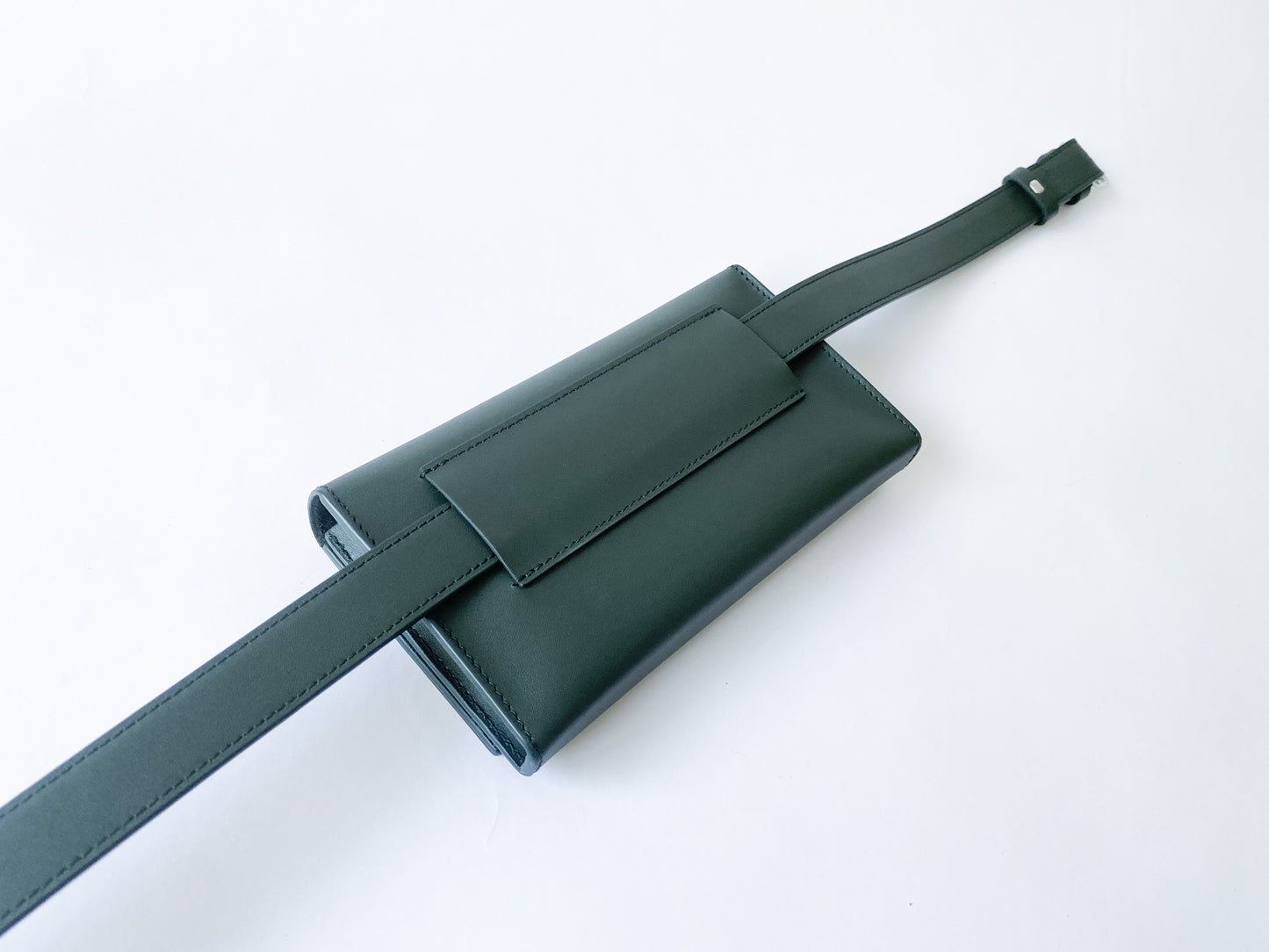 SAC BANANE / Vert bouteille