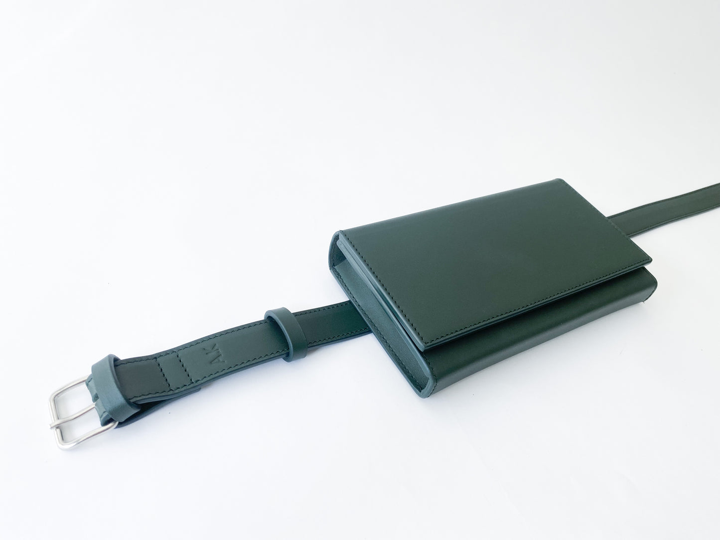 SAC BANANE / Vert bouteille