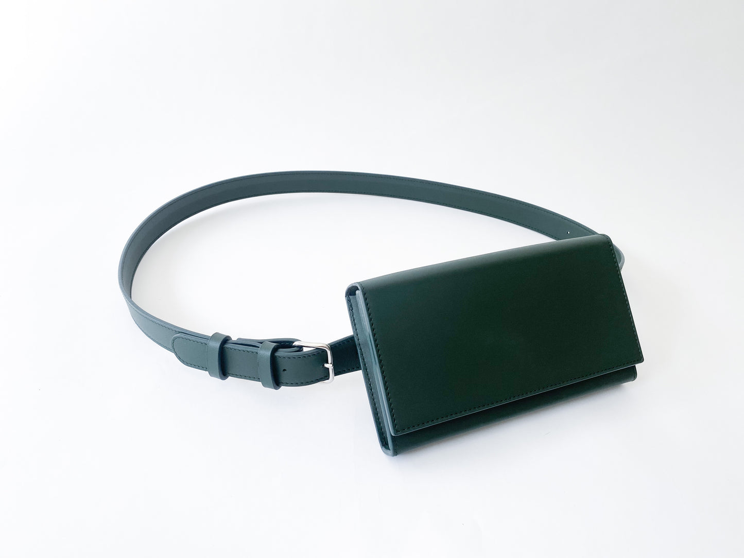 SAC BANANE / Vert bouteille