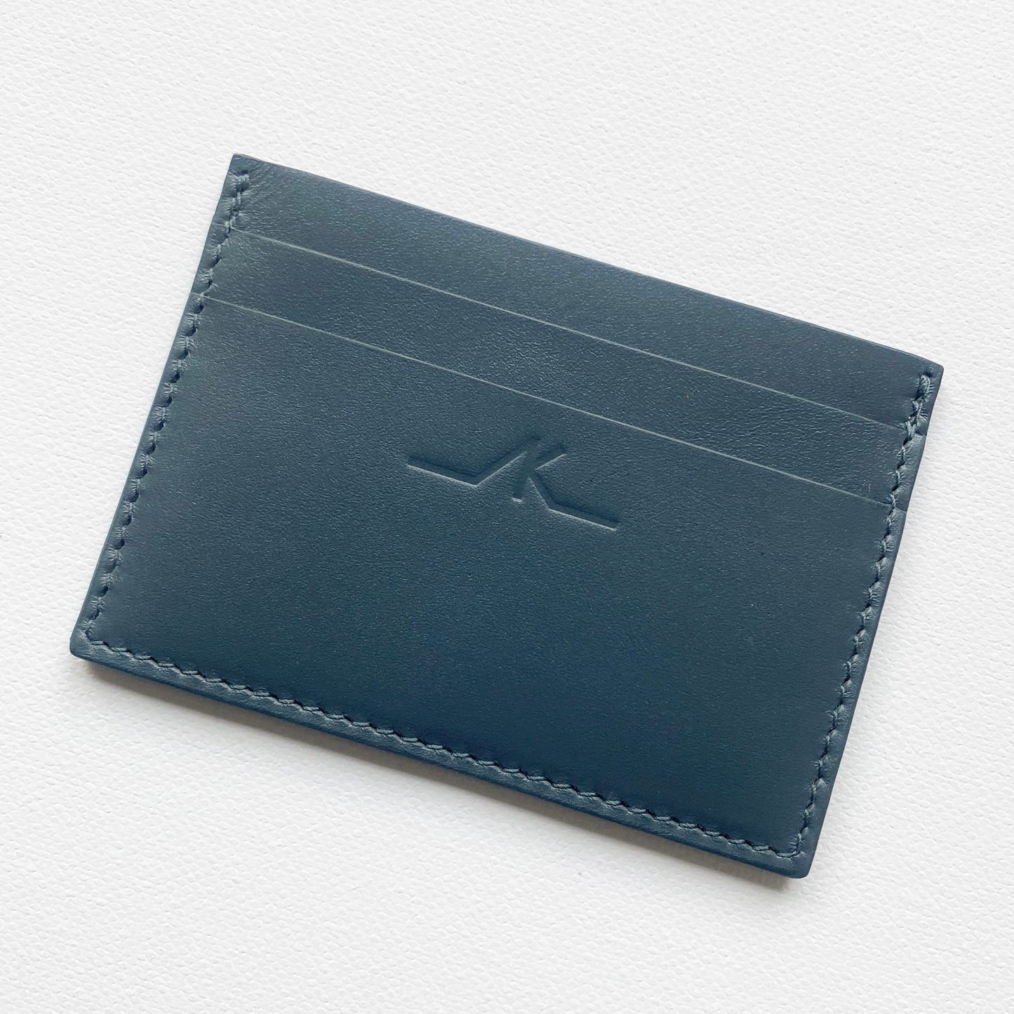 PORTE-CARTES / Bleu pétrole
